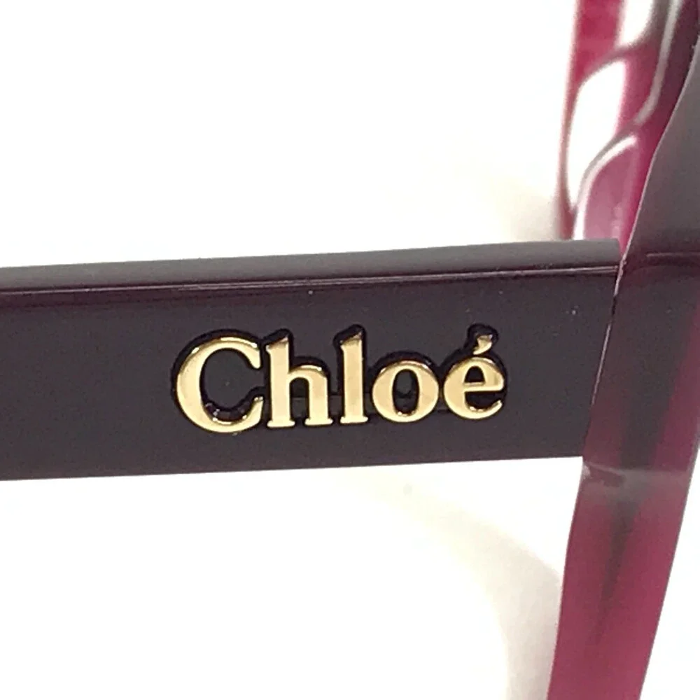 Chloe Eyeglasses Frames CH0243O 003 Gradient Purple Cat Eye Full Rim 51-17-140